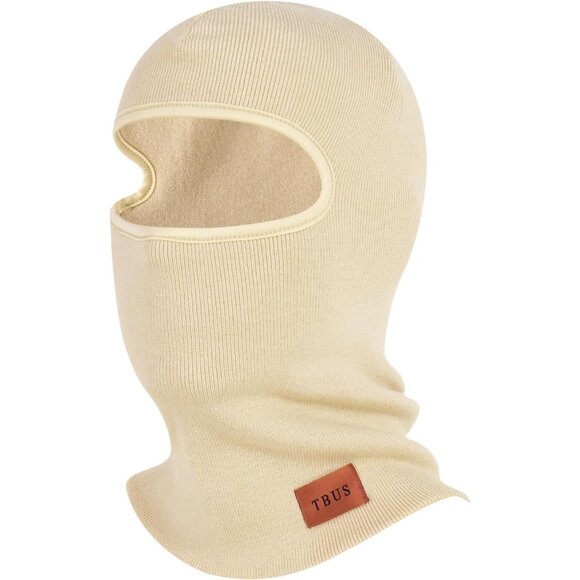 Men's Knit Insulated Face Mask Beanie Thermal Full Face Cover Ski Mask